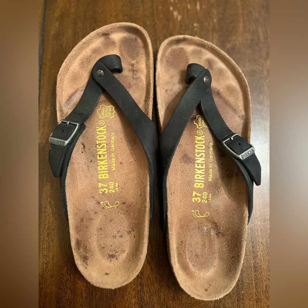 Birkenstock Adria Leather Thong 37/6.5 Fits Size 8